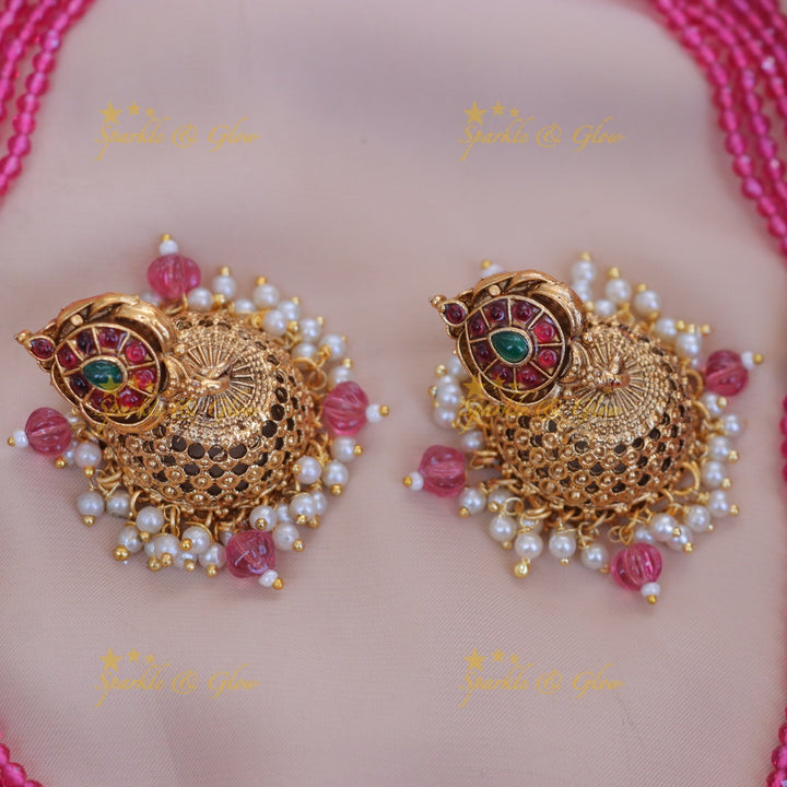 Exquisite Peacock Necklace for Festive Celebrations