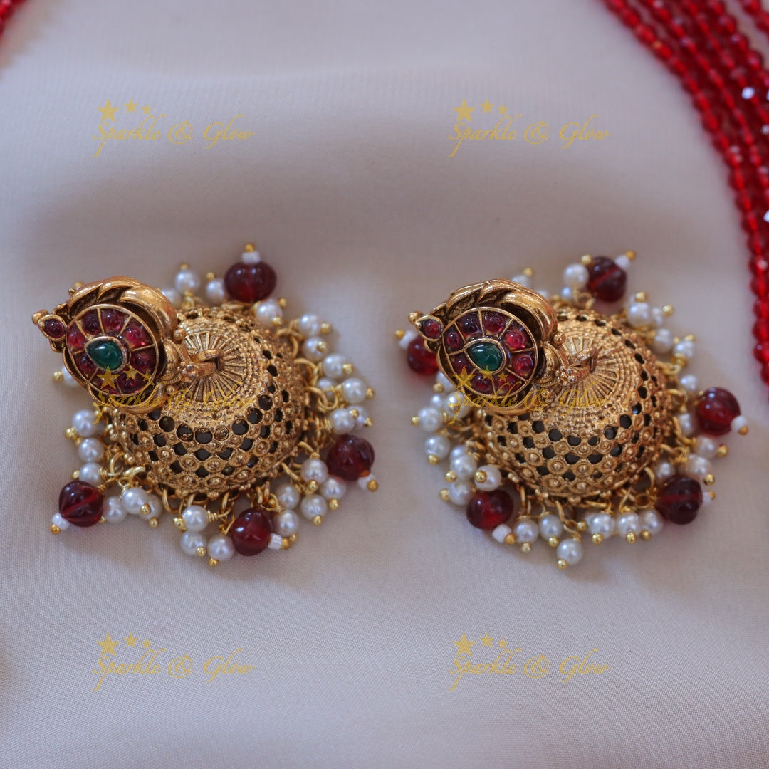 Exquisite Peacock Necklace for Festive Celebrations