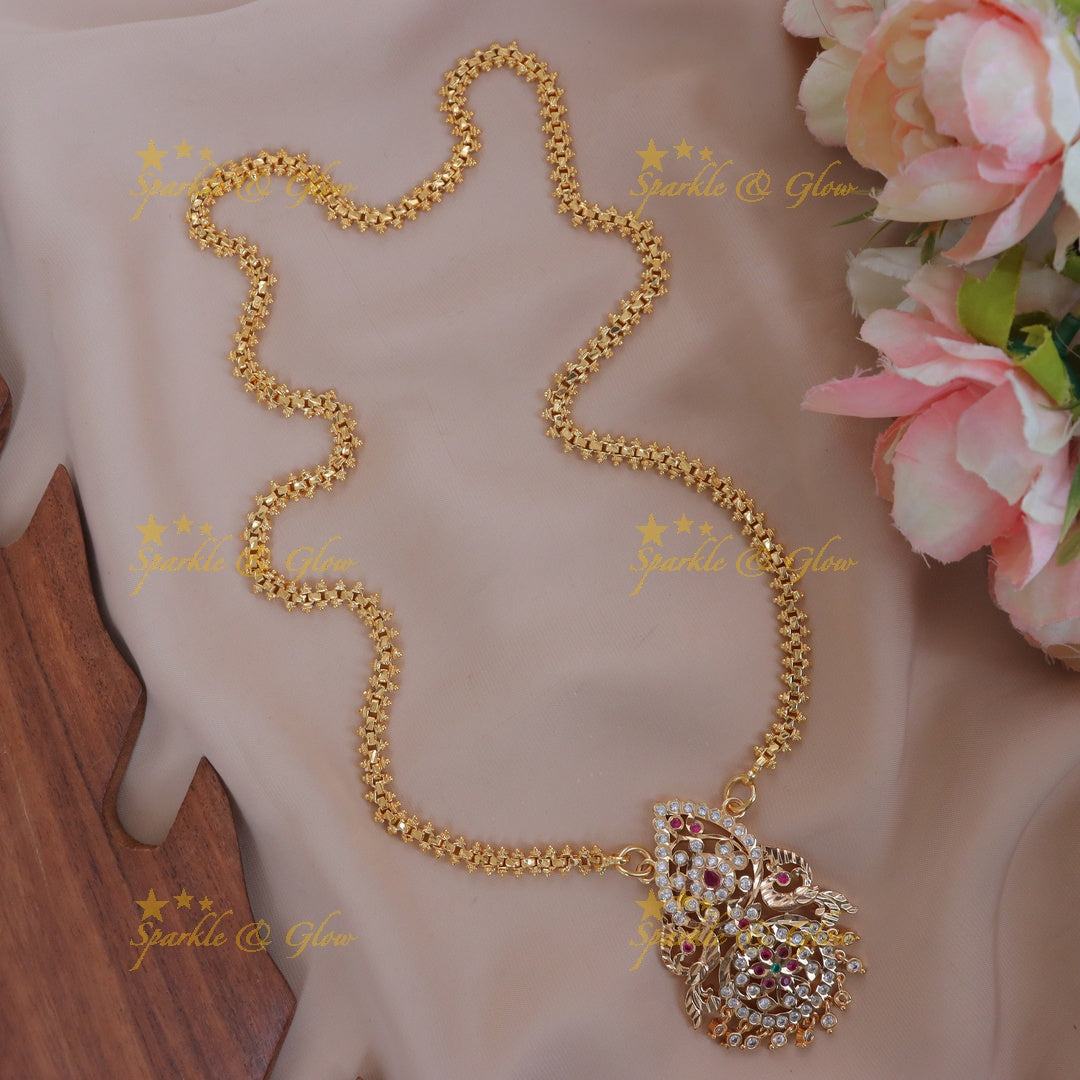 Exquisite Long Necklace for Weddings & Festivities