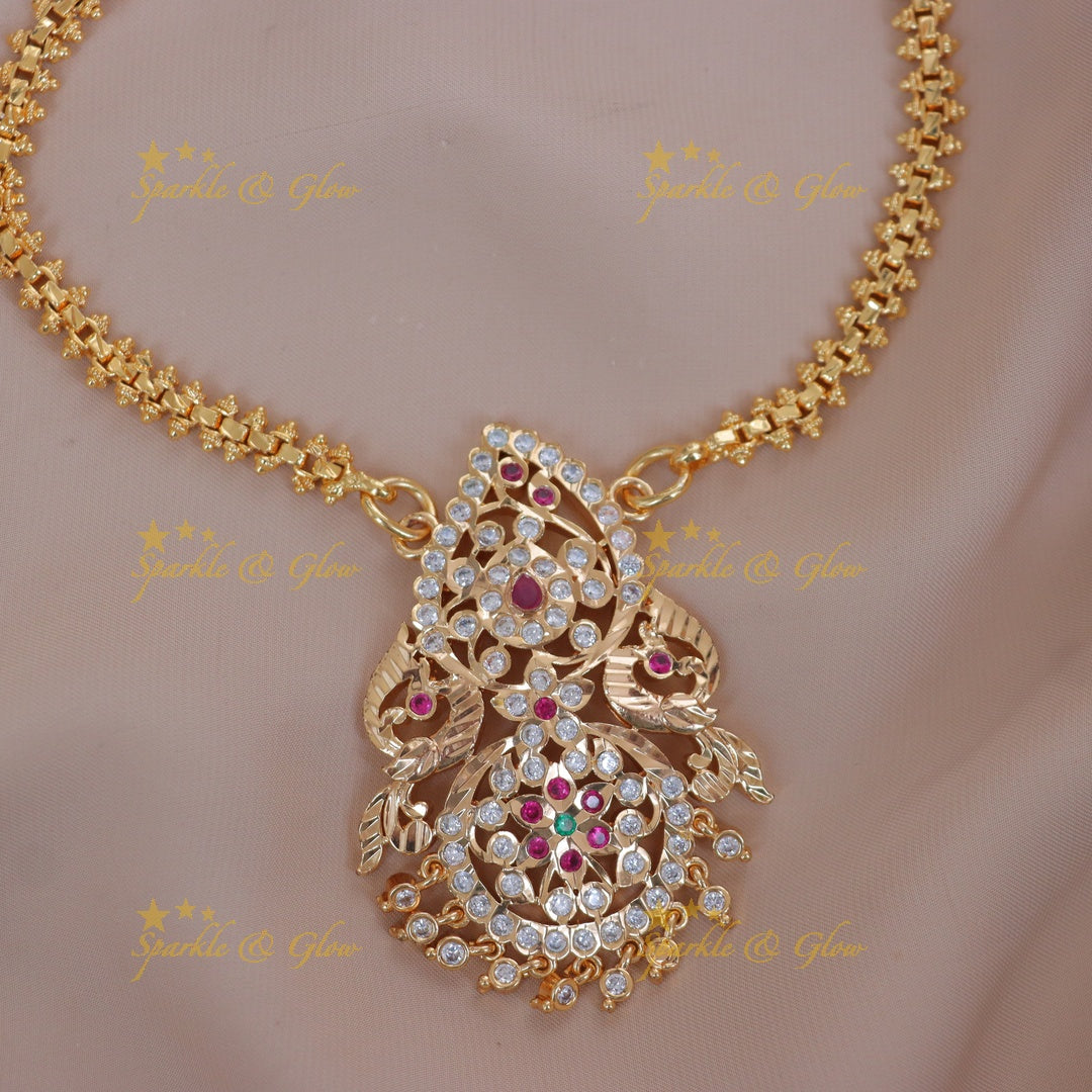 Exquisite Long Necklace for Weddings & Festivities