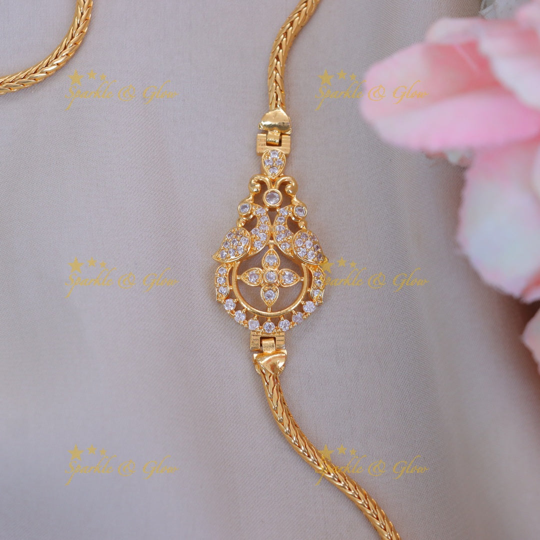 Exquisite Floral Mangalsutra Necklace for Weddings