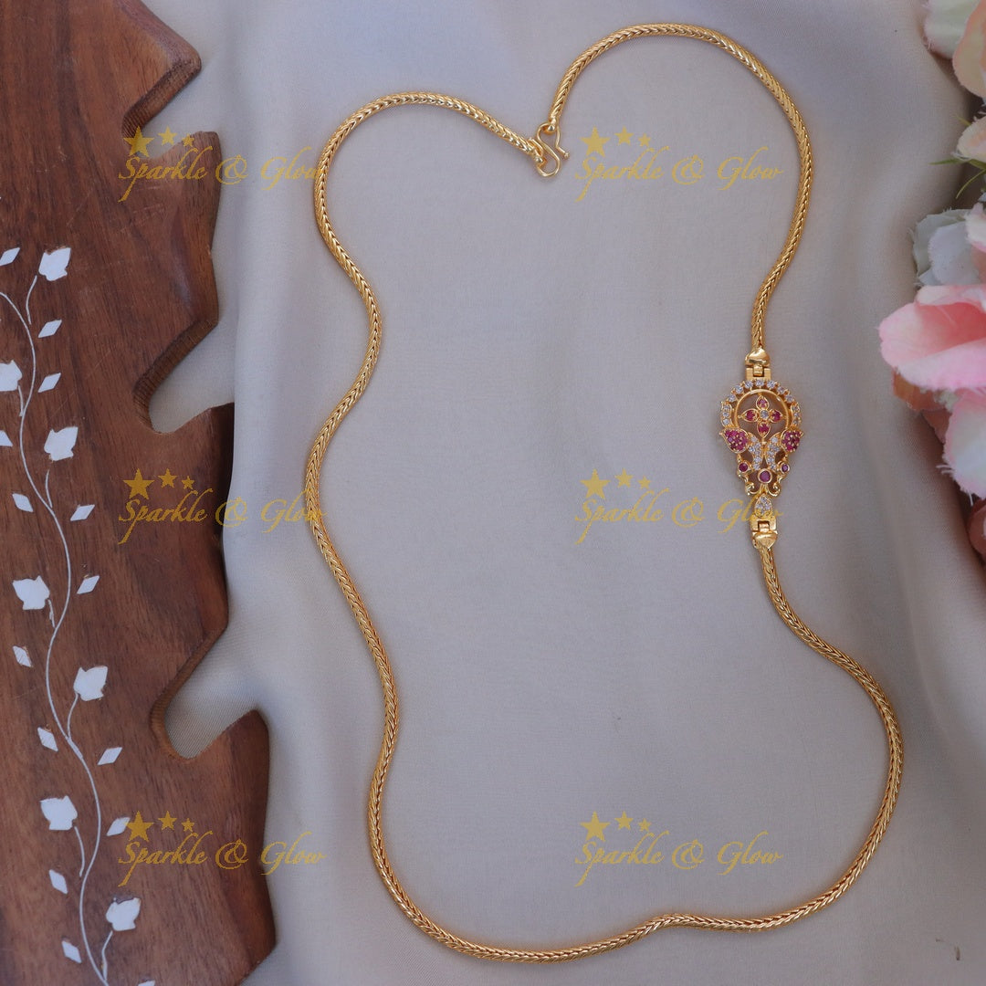 Exquisite Floral Mangalsutra Necklace for Weddings