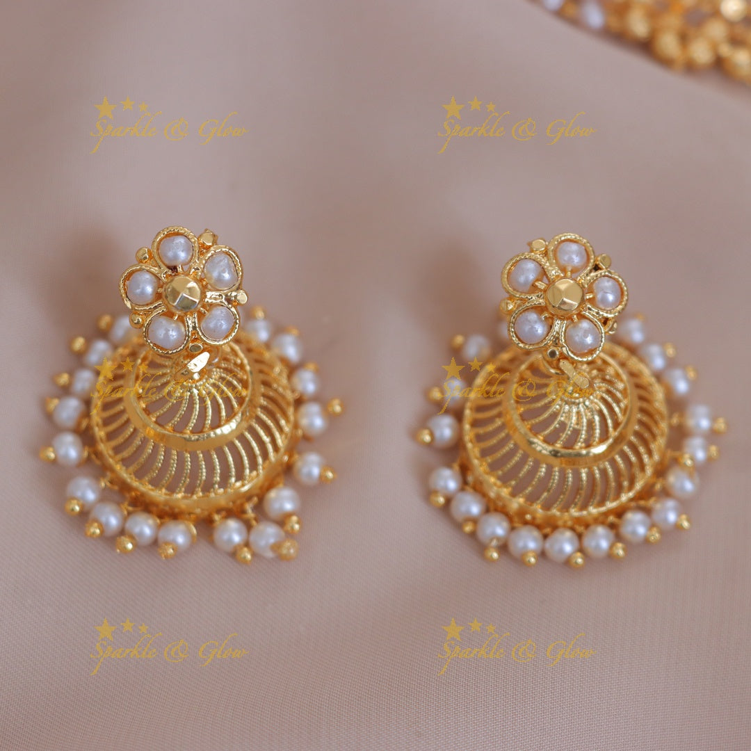 Exquisite Pearl & Gold Necklace for Weddings
