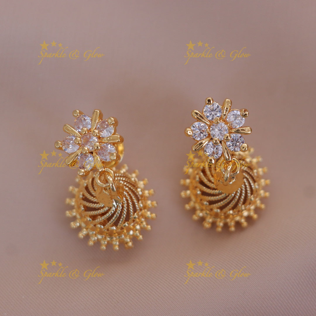 Exquisite Lotus Gold Long Necklace for Festive Glam