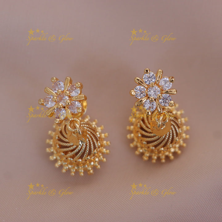 Exquisite Lotus Gold Long Necklace for Festive Glam