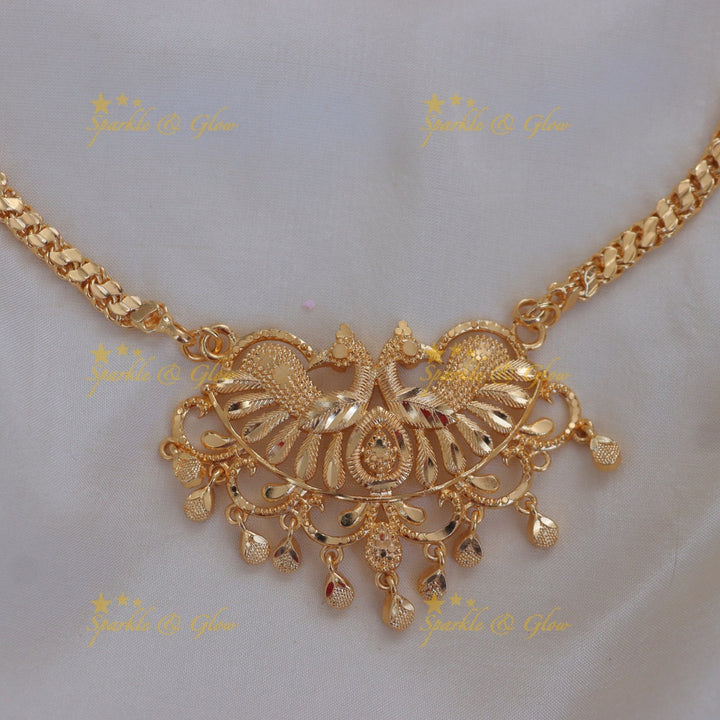 Exquisite Peacock Necklace Set for Weddings & Festive Wear