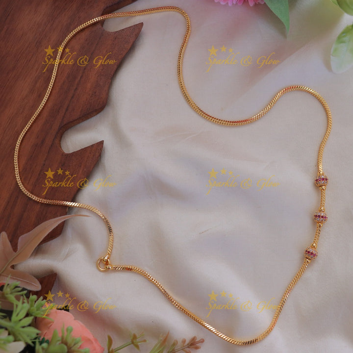 Exquisite Gold-Plated Beads Necklace for Any Occasion