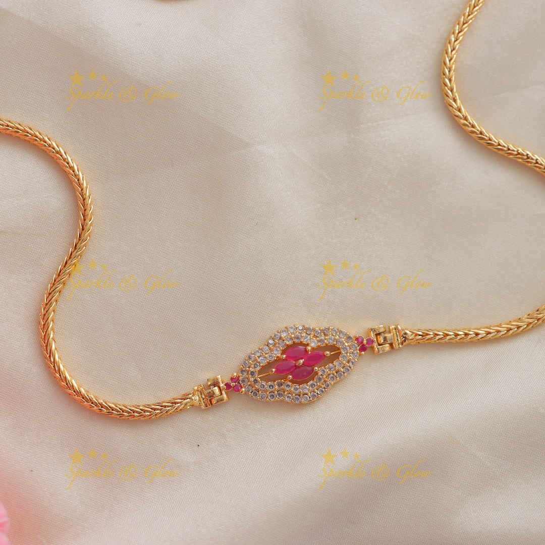 Elegant Floral Mangalsutra Necklace for Weddings