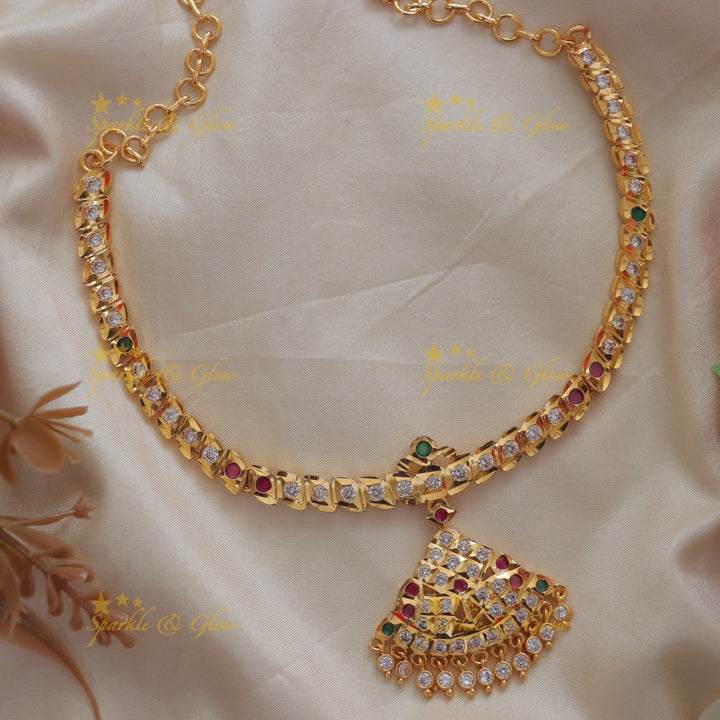 Exquisite Floral Long Necklace - Premium Elegance