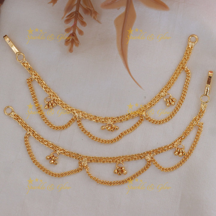 Exquisite Panchaloham Necklace Set - Sparkle & Glow