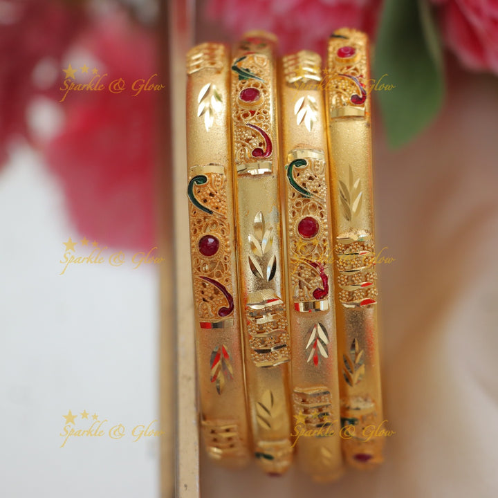 Exquisite Gold Alike Bangles for Festive Celebrations