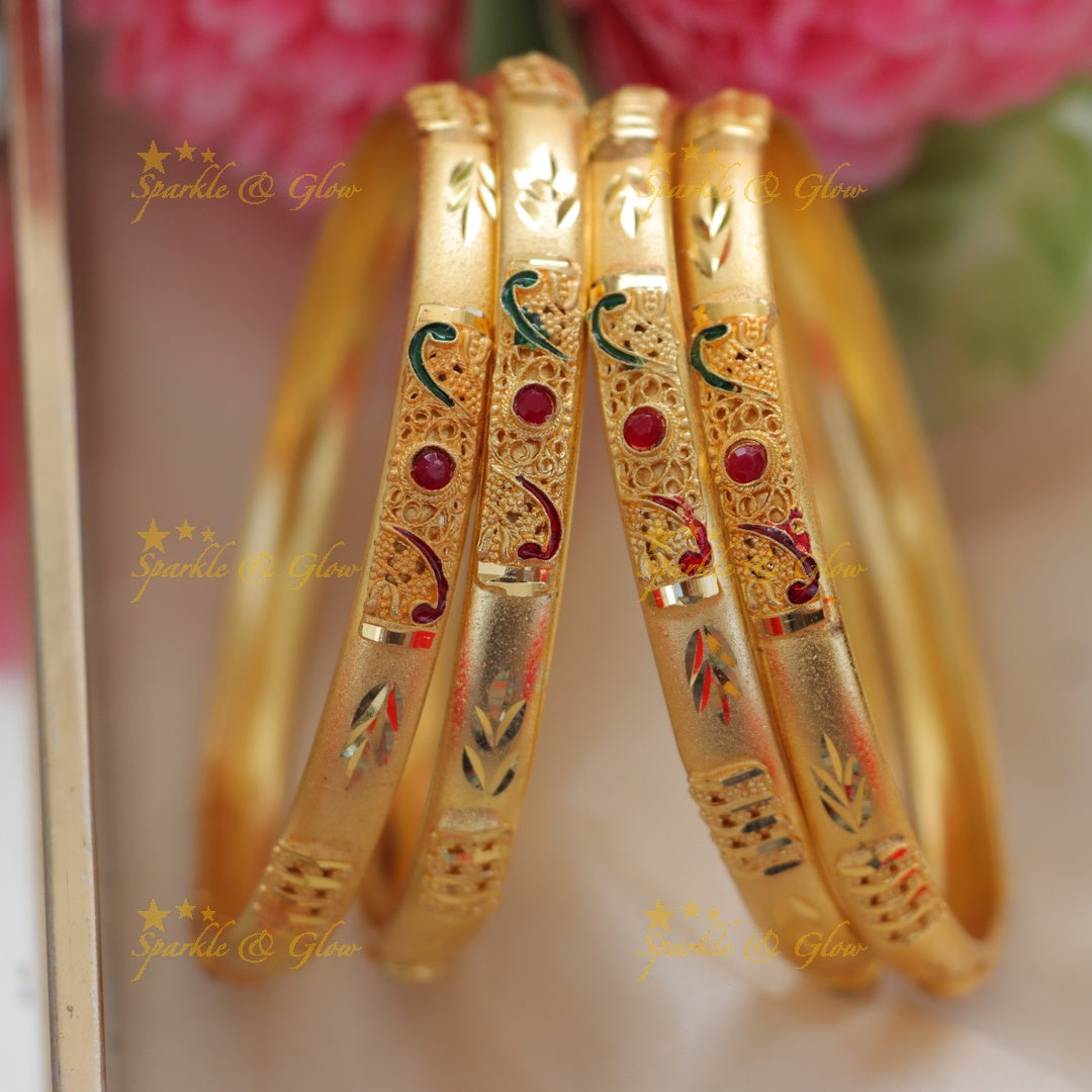 Exquisite Gold Alike Bangles for Festive Celebrations