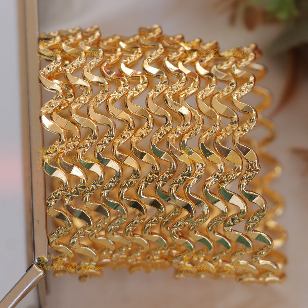 Exquisite Gold Bangles for Festive Celebrations