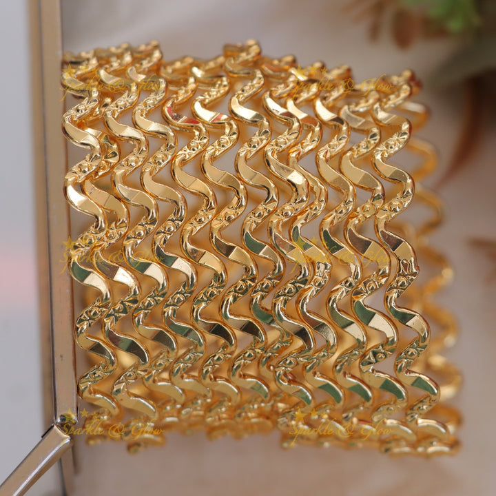 Exquisite Gold Bangles for Festive Celebrations