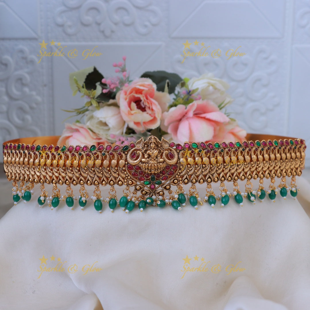 Exquisite Lakshmi Hip Belt - Traditional Elegance Redefined