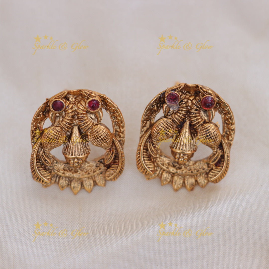 Exquisite Gold Style Reversible Peacock Necklace for Weddings