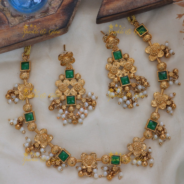 Exquisite Gold Pearl Necklace for Celebrations