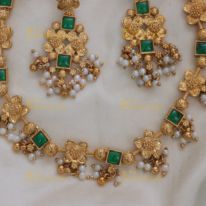 Exquisite Gold Pearl Necklace for Celebrations