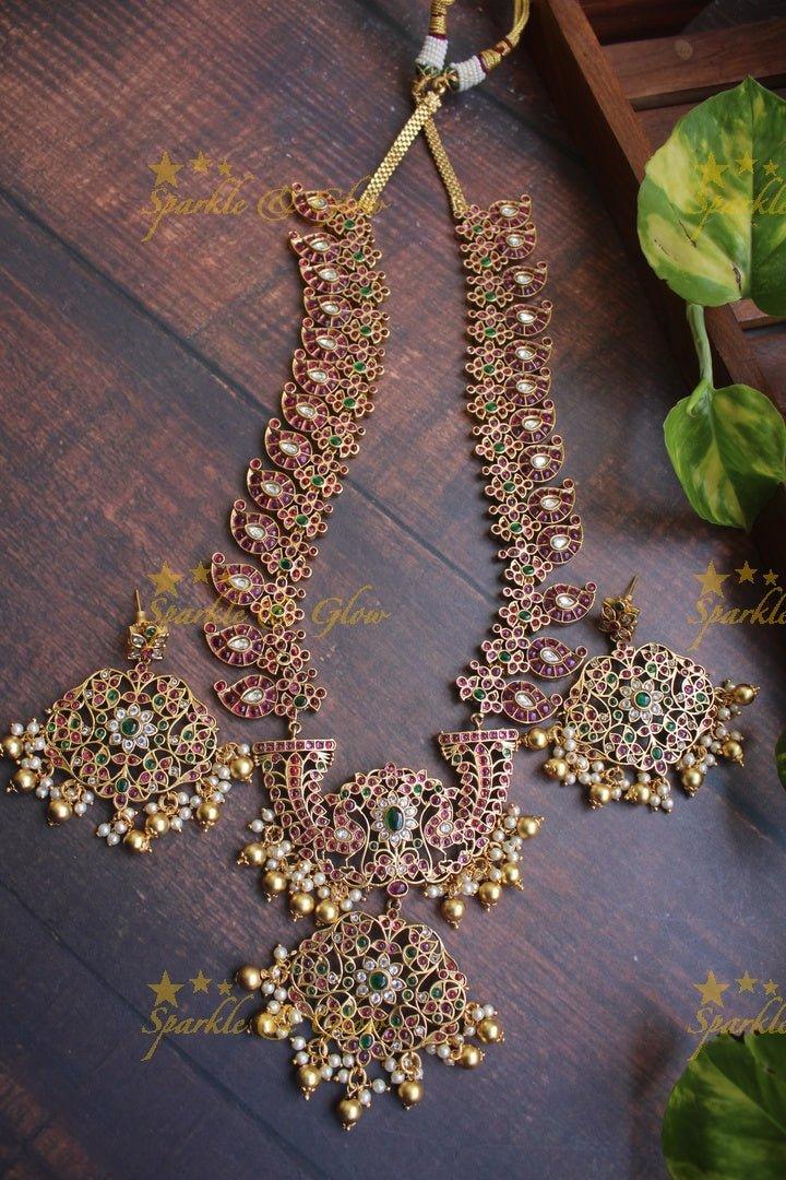 Gold alike polished real kemp stones mango haram - Kemp Gold Beads - Sparkle and Glow