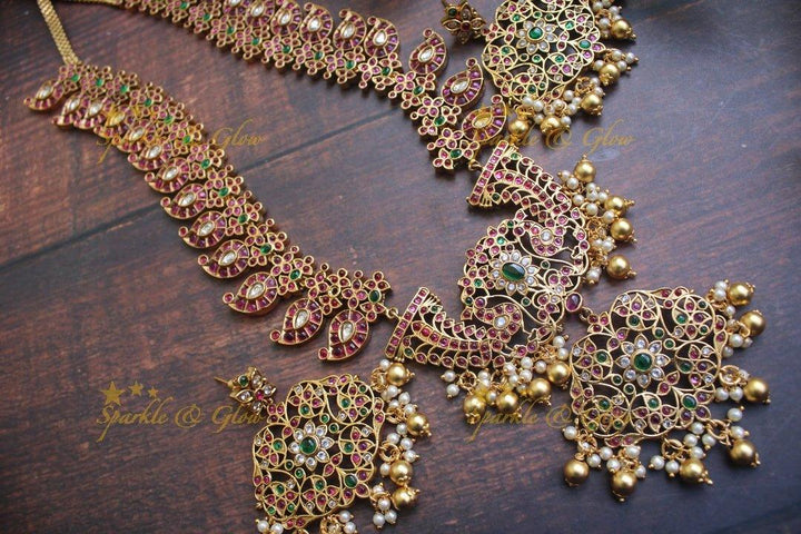 Gold alike polished real kemp stones mango haram - Kemp Gold Beads - Sparkle and Glow