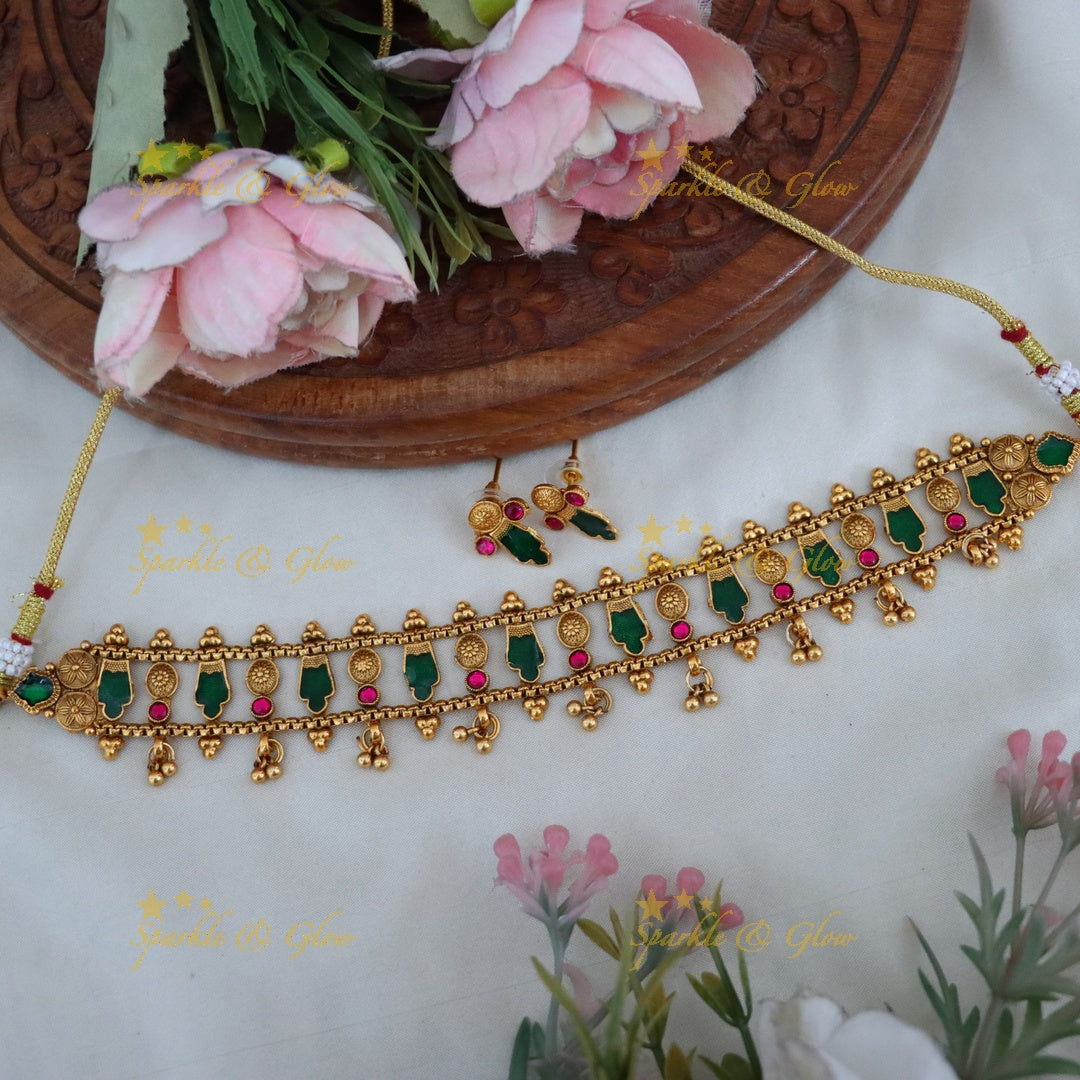 Gold-Plated Necklace Set – Perfect for Every Festival