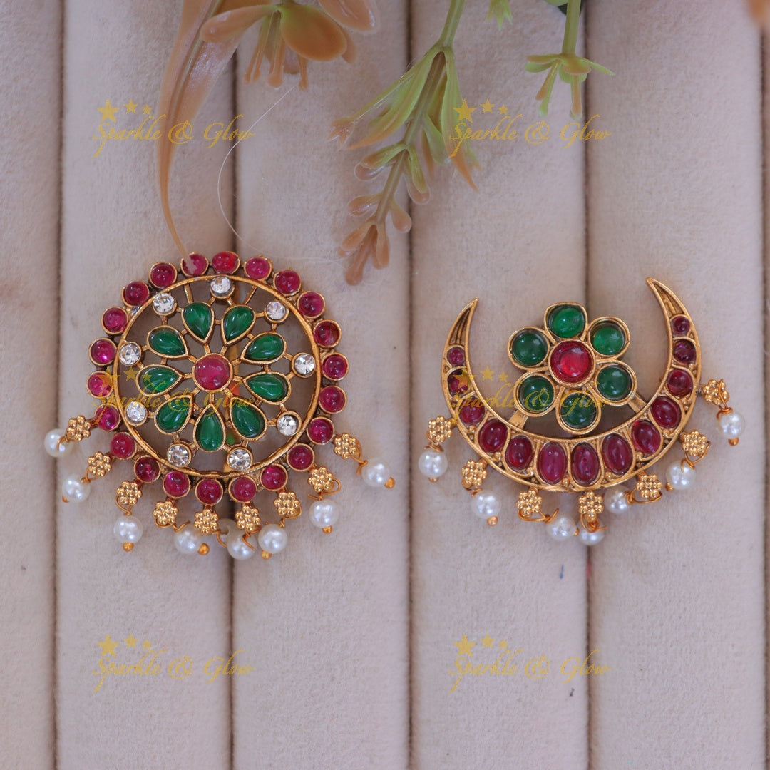 Exquisite Floral Jadabilla Hair Ornament for Festivals