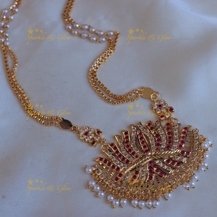 Lotus Pearl Pendant Necklace - Elegance Redefined