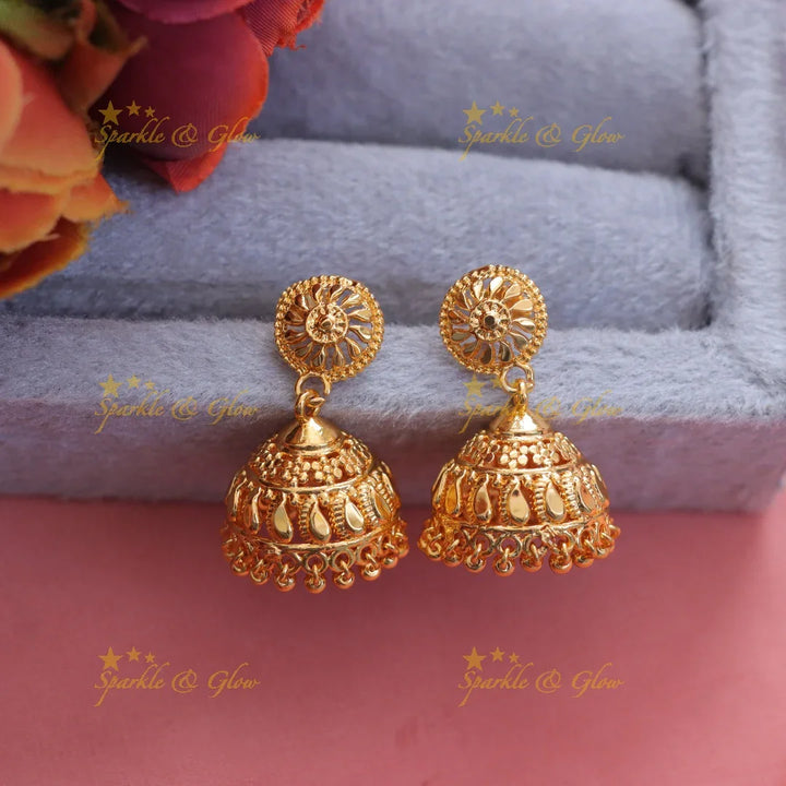Exquisite Lotus Gold Beads Necklace for Weddings & More