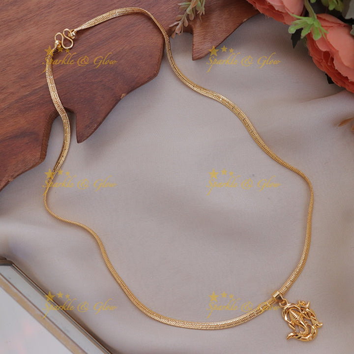 Elegant Om Ganesh Pendant Necklace for Every Occasion