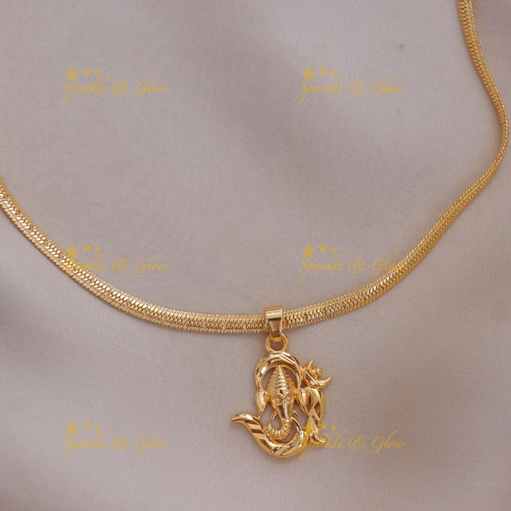 Elegant Om Ganesh Pendant Necklace for Every Occasion
