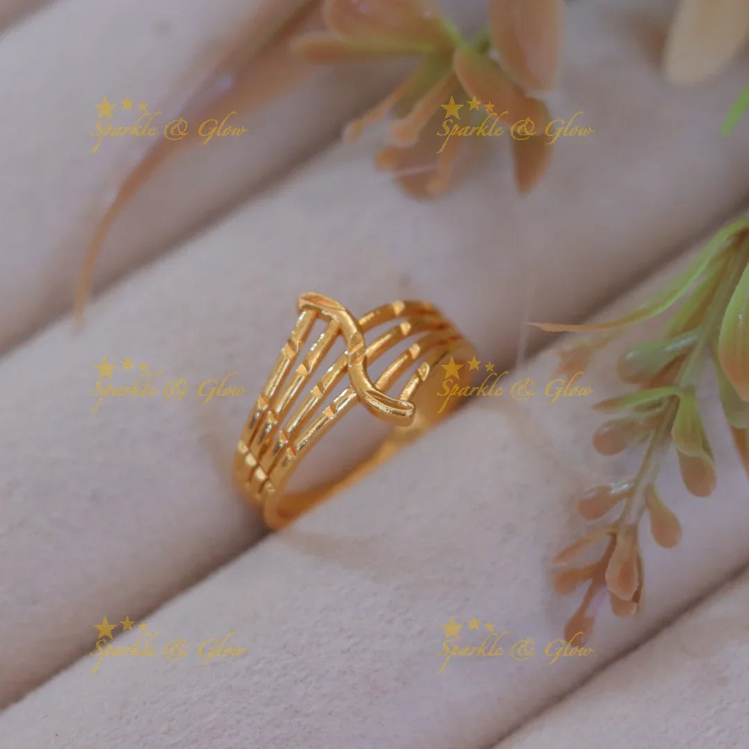 Radiant Gold Plated Ring - Celebrate in Style