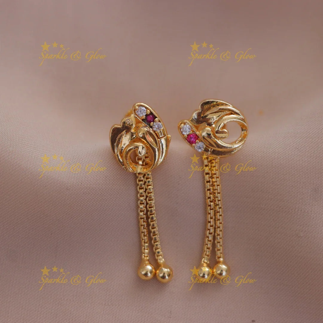 Lakshmi Necklace Set for Weddings - Sparkle & Glow
