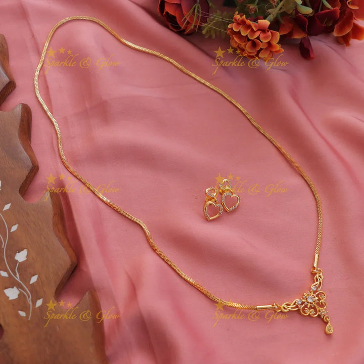 Exquisite Floral Heart Necklace for Special Occasions