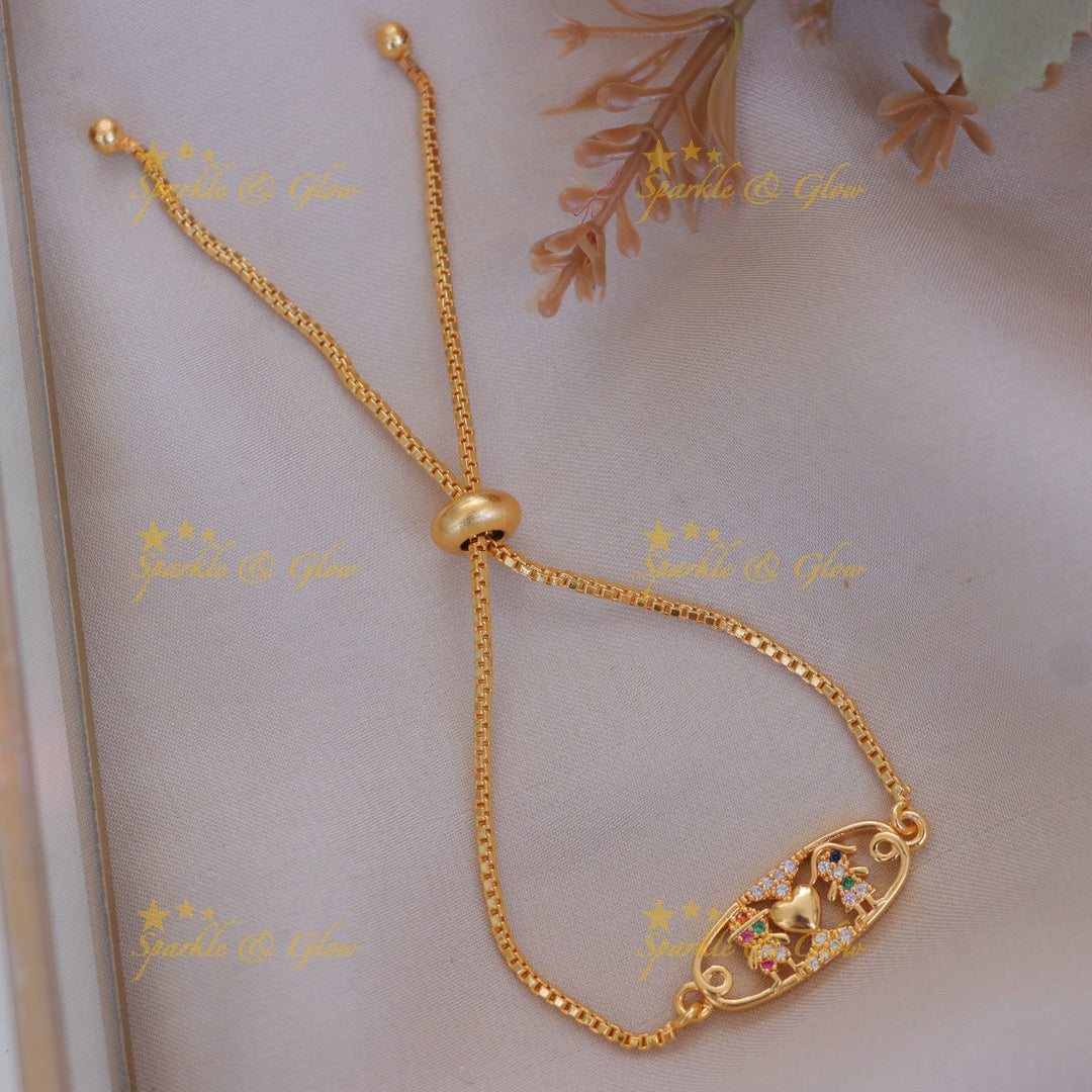 Elegant Heart Bracelet - The Perfect Festive Accessory