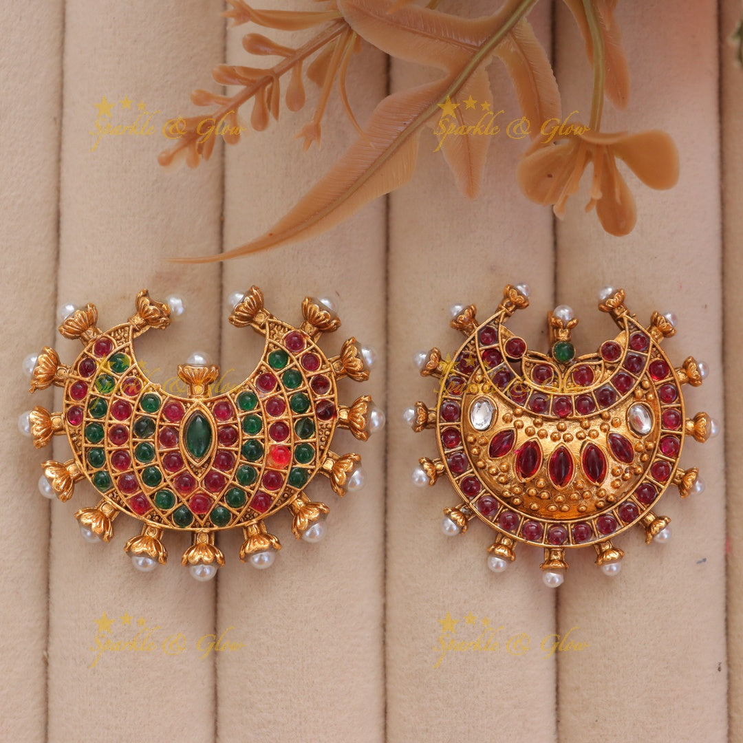 Half Moon Pearl Hair Accessory for Weddings & Festive