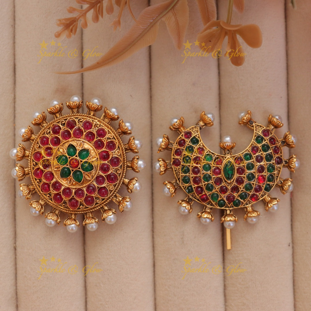 Exquisite Floral Pearl Jadabilla Hair Accessory