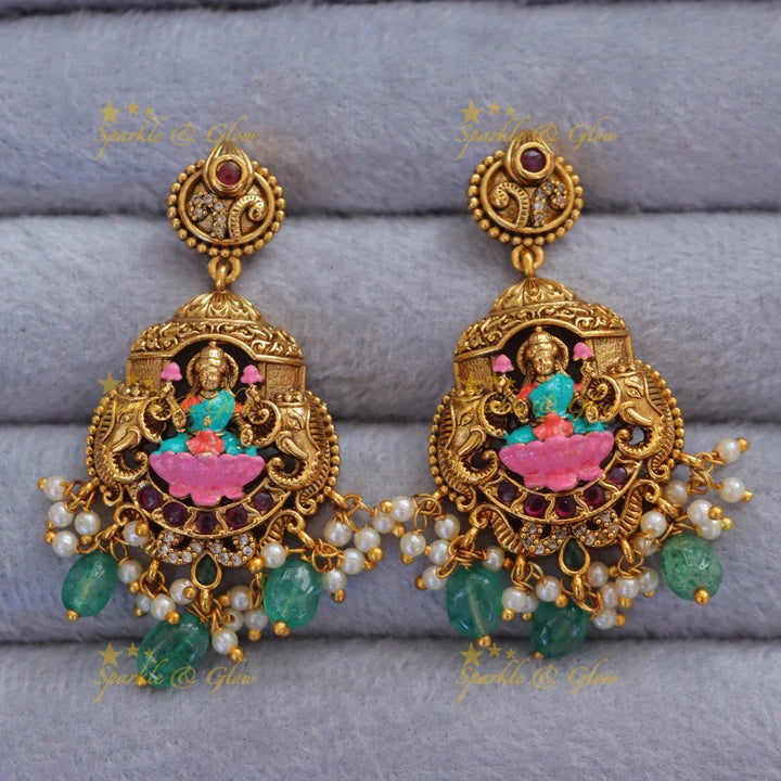 Exquisite Lakshmi Ganesh Necklace for Festive Elegance