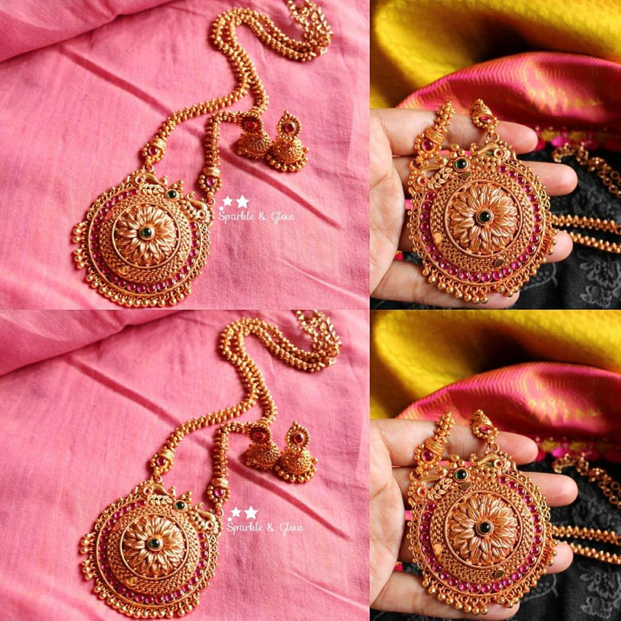 Micro gold plated pendent chain set - Sparkle and Glow