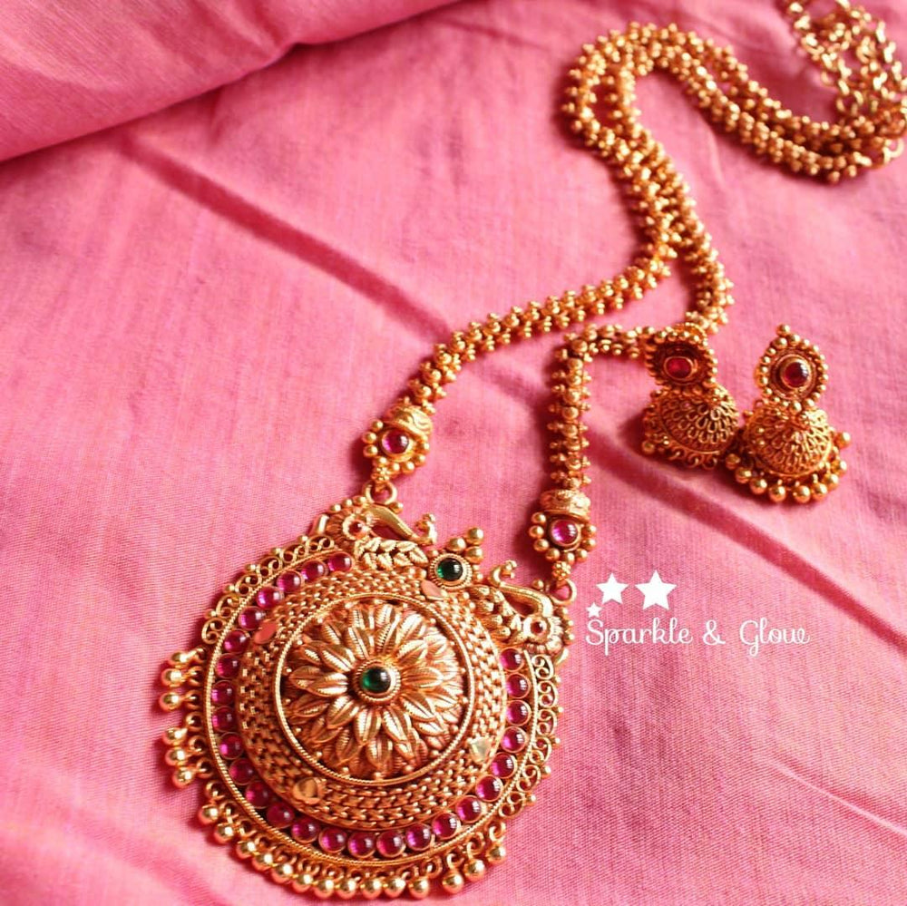 Micro gold plated pendent chain set - Sparkle and Glow