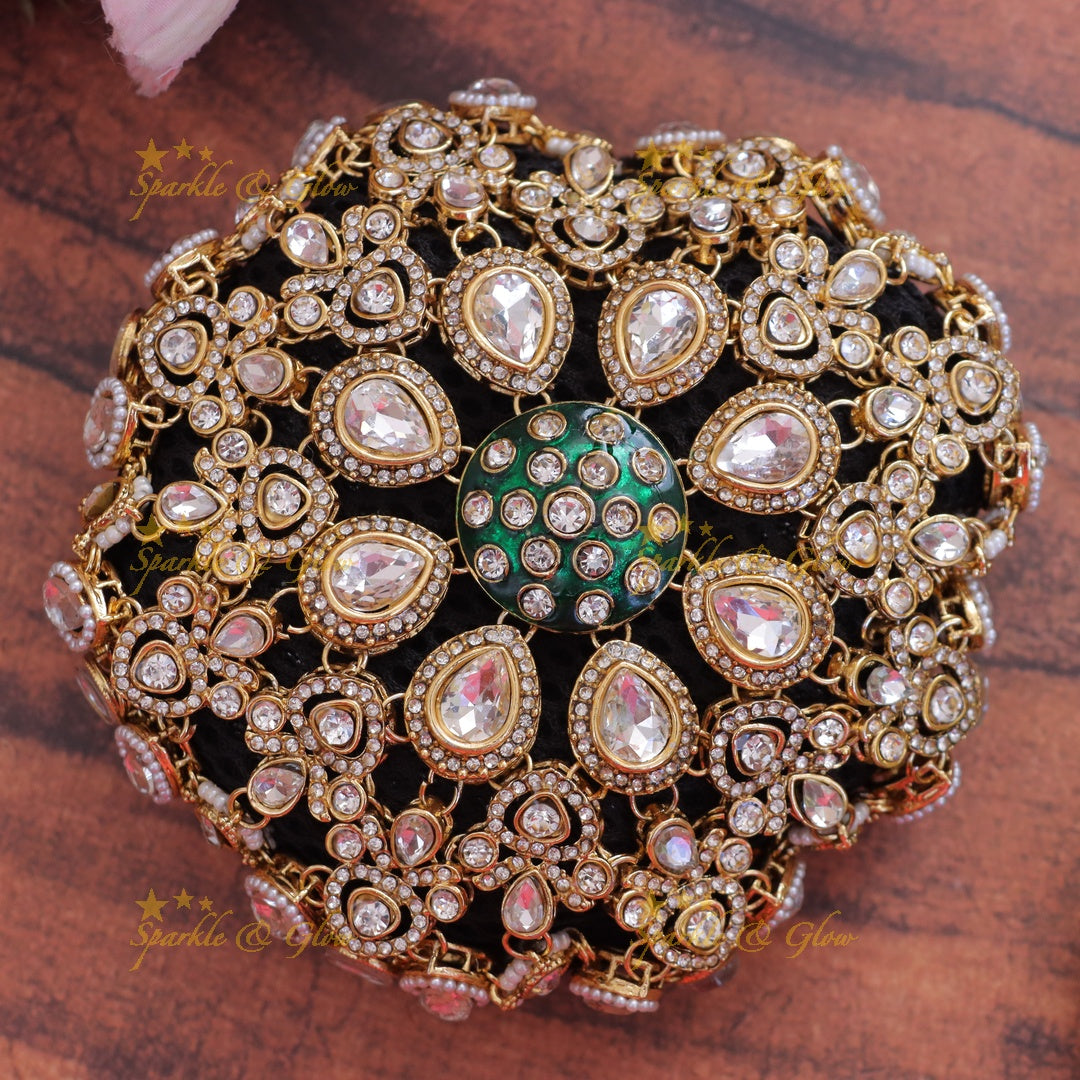 Exquisite Gold Hair Ornament for Weddings