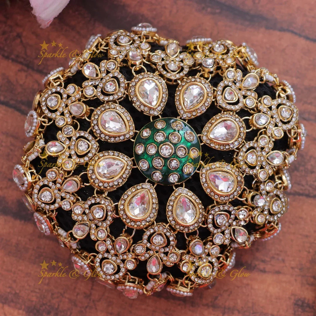 Exquisite Gold Hair Ornament for Weddings