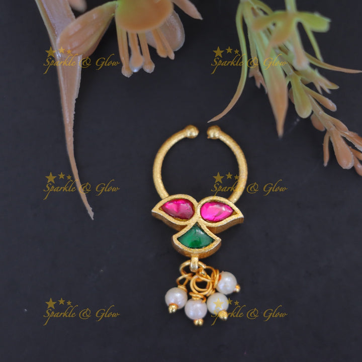 Mango Reversible Nose Ring - Exquisite Imitation Jewellery