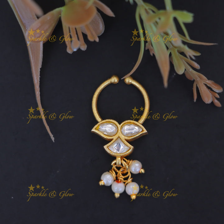 Mango Reversible Nose Ring - Exquisite Imitation Jewellery