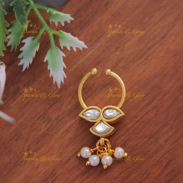 Mango Reversible Nose Ring - Exquisite Imitation Jewellery