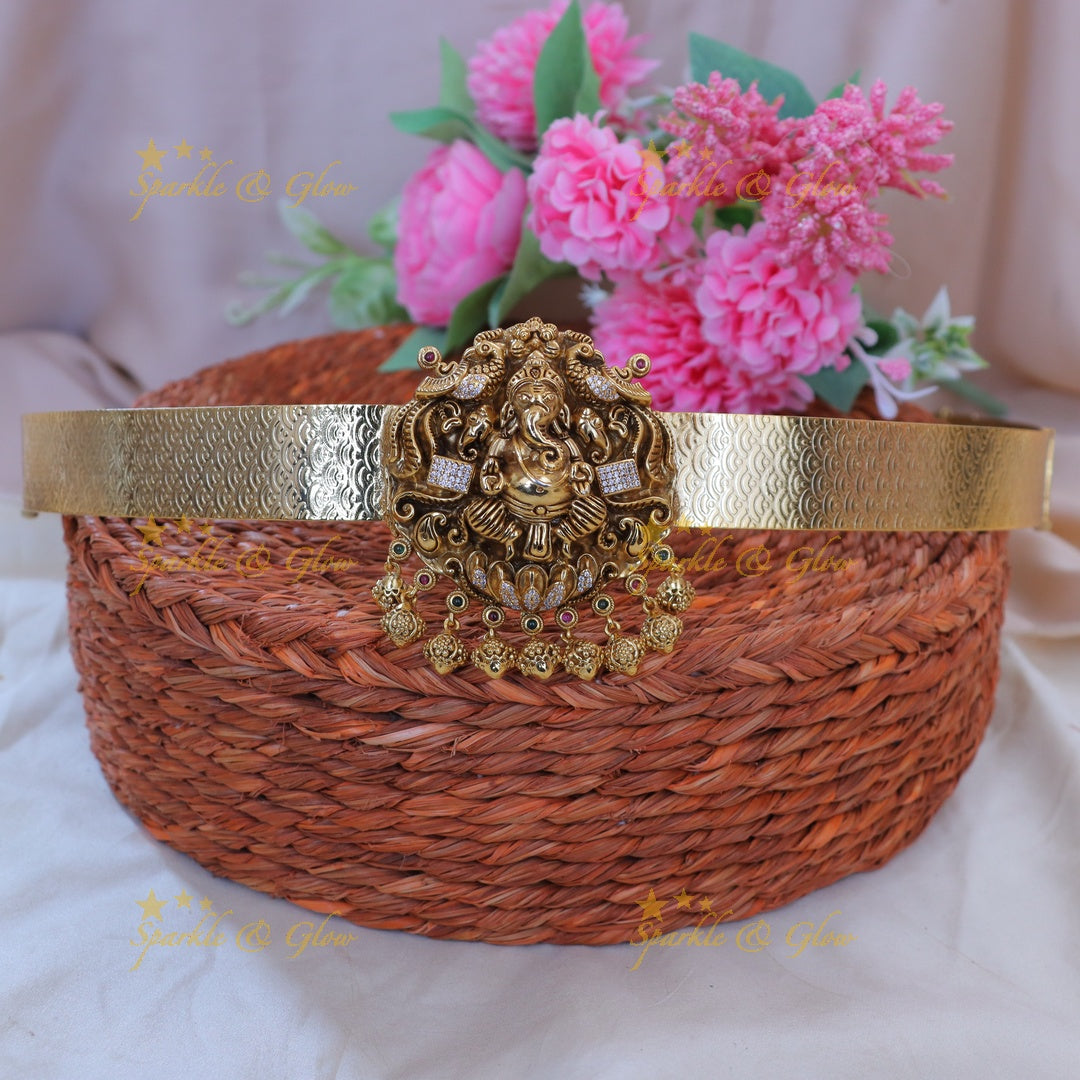 Exquisite Ganesh Hip Belt for Festive Nights