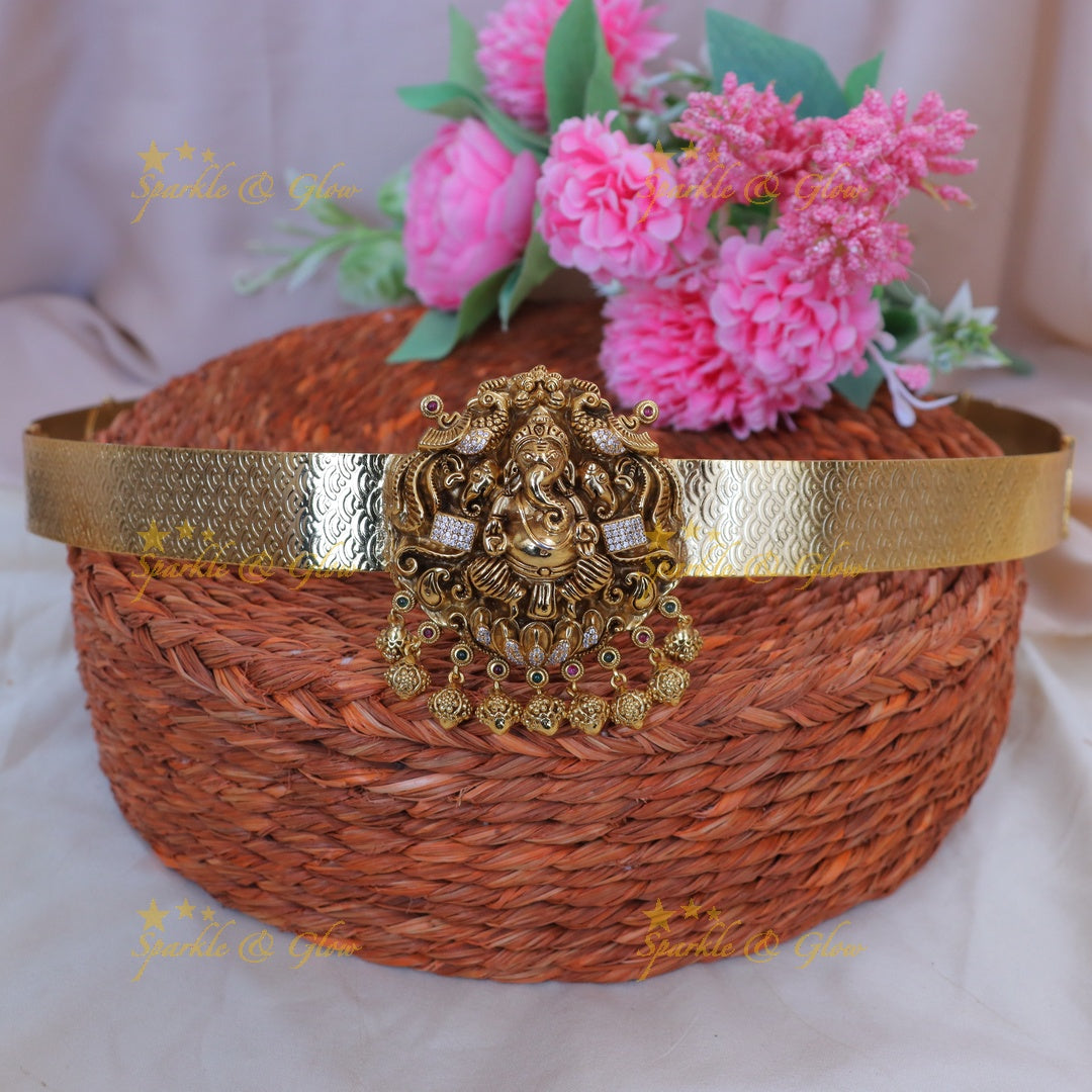 Exquisite Ganesh Hip Belt for Festive Nights