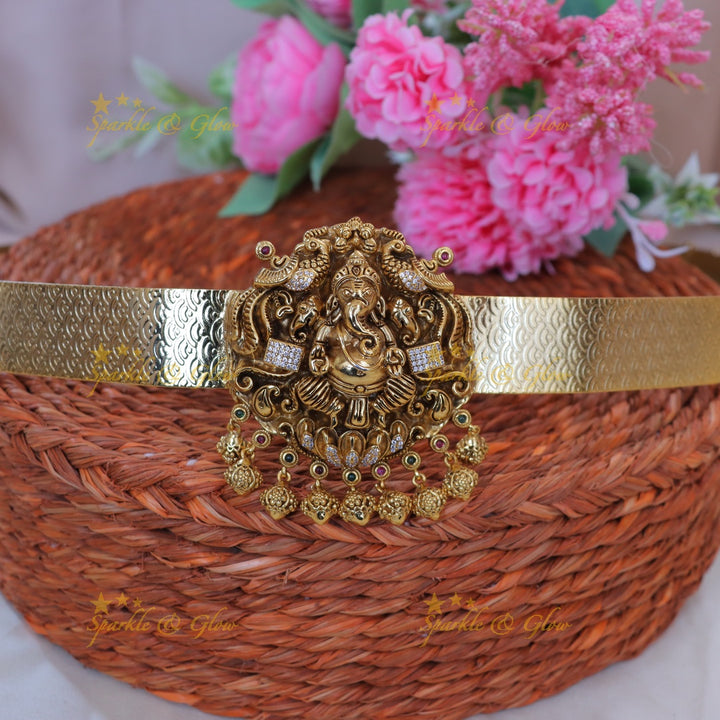 Exquisite Ganesh Hip Belt for Festive Nights