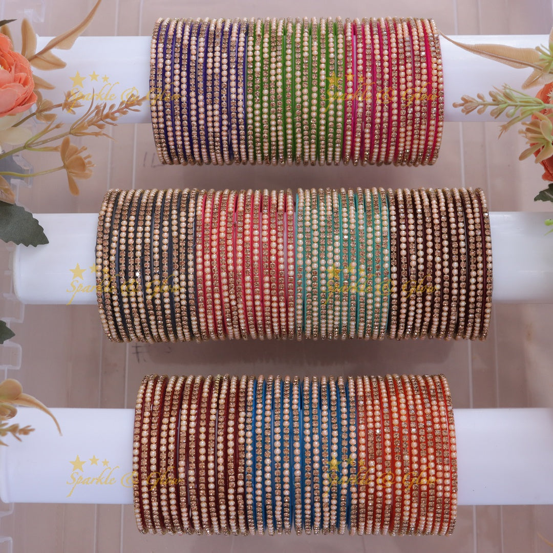 Exquisite Multi-Color Bangles for Festive Glamor