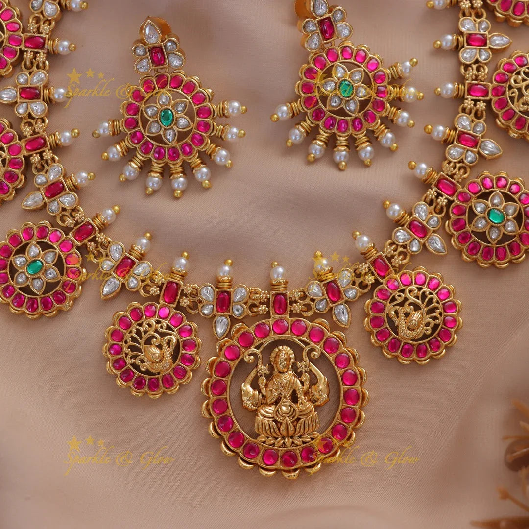 Elegant Festival Temple Necklace Set for All Occasions