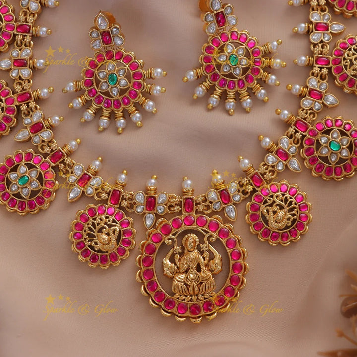 Elegant Festival Temple Necklace Set for All Occasions